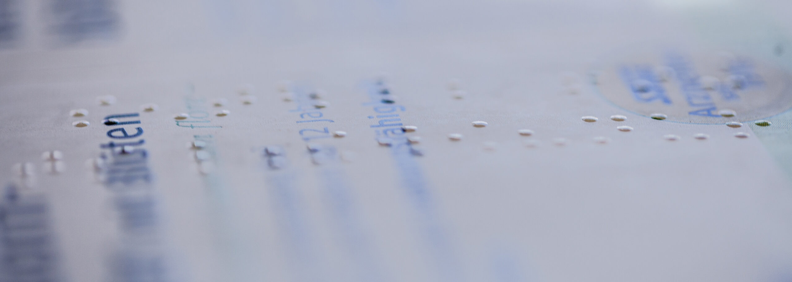 Braille Siebdruck